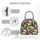 thumbnail image 4 of Disketp Green Mushroom Bolsa Térmica para Almuerzo, Lonchera con Abertura Amplia y Gran Capacidad, Organizador Reutilizable para Mujeres, Hombres y Adultos, 4 of 6