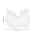 thumbnail image 3 of Tozuoyouz 10Pcs Plastic Angel Wings For Crafts Christmas Tree Ornaments White s Costume Mini Wings Decor For Diy Crafts Accessories Christmas Party Favor Decor White M, 3 of 8