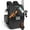 A:Black, variant on Water-Resistant Fishing Tackle Backpack with 2 Rod Holders, Large Gear Storage, Black