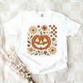 thumbnail image 7 of Pumpkin Floral Grunge - Garment Dyed Tee, 7 of 7
