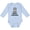 AE-Light Blue, variant on I Love My Goldendoodle Dog Boys or Girls Long Sleeve Baby Bodysuit