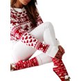 thumbnail image 4 of Womens Christmas Ugly Sweater Snowflake Elk Long Sleeve Knitted Pullover Sweater, 4 of 6