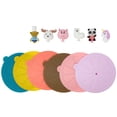 thumbnail image 2 of Wrapables Silicone Cup Lids, Anti-Dust Airtight Mug Covers for Hot and Cold Beverages (Set of 6), Charming Animals, 2 of 5