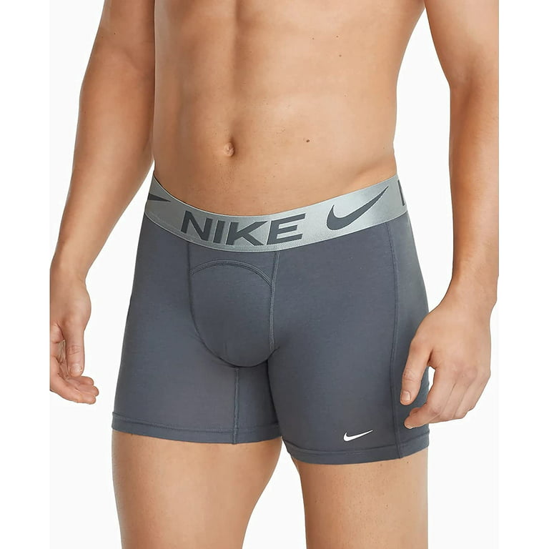 Men's Nike KE1022 Dri-Fit Luxe Boxer Brief (Dark Grey XL
