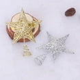thumbnail image 6 of 3pcs Christmas Tree Topper Metal Star Shape Tree Topper Glitter Pentagram Tree Hat Christmas Winter Party Ornaments, 6 of 8