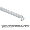 thumbnail image 3 of Aluminio Perfil Ranura Cubierta Plana Sello Plata Gris 4M 8mm 3030 4040 Serie para 3D Impresora Accesorios Paquete de 1, 3 of 5