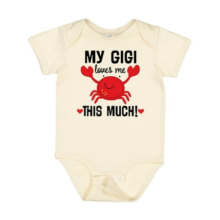 

Inktastic My Gigi Loves Me Grandkids Gift Baby Boy or Baby Girl Bodysuit