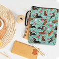 thumbnail image 3 of HELLHERO Dachshund Garden Zipper Pouch with Lightweight Pocket Polyester Book Storage Bag for Readers Stationery, Accessories 11.42 x 8.66 Inch, 3 of 8