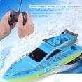 thumbnail image 4 of Barco de alta velocidad con control remoto, juguete de lancha rápida eléctrica para carreras de agua (azul), 4 of 8
