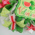 thumbnail image 5 of Unique Valentines Wreaths, One in a Melon Valentine's Day Wreath - Valentines Mesh Door Wreath - Watermelon Wreath - Watermelon Polka Dot Green Pink White, 5 of 5