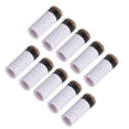 thumbnail image 1 of 10PCS 12mm Explosion-Proof Long Billiard Cue Tips with Screw, Durable Plastic & Leather Pool Cue Ferrules, Professional Billiards Accessories for DIY Cue Repair, Replacement Tips for 9-Ball Cues,, 1 of 6