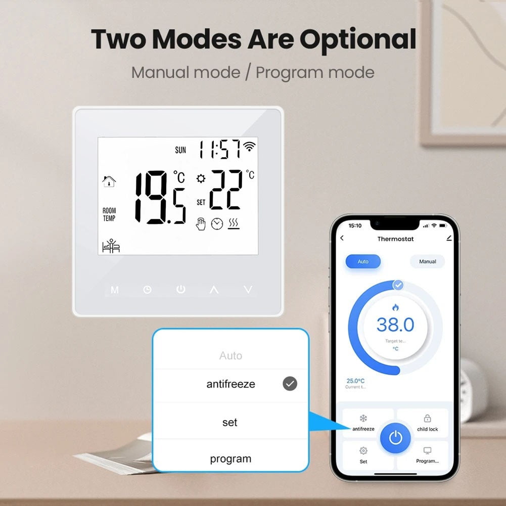 Smart Thermostat Temperature Water Electric Floor Heating Gas Boiler Controller
