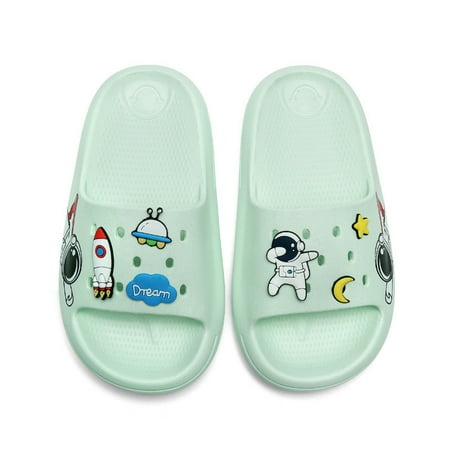 

Honeeladyy Toddler Kid Shoes Children s Slippers Boys And Girls Baby Cute Soft Bottom Slippers Bathroom Non-slip Sandals Mint Green Clearance under 5$