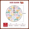 thumbnail image 2 of Fotbe Zebra Colourful Pattern Christmas Tree Skirt, Tree Skirts Plush Christmas Decorations, Christmas Tree Skirts Xmas Decorations Holiday Party Decor-30", 2 of 6