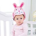 thumbnail image 3 of Casco de seguridad para bebés, gorra protectora para niños pequeños, arneses ajustables, Protector de cabeza, cojín para la cabeza sin golpes, casco de seguridad Fokelyi 220985-2, 3 of 9