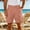 A226 Pink, variant on Men's Casual Chino Shorts Pleated Front Classic Fit Summer Dress Shorts with Side Pockets Cuffed Hem Lightweight Breathable Lounge Beach Vacation Wear