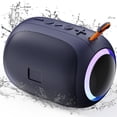 thumbnail image 1 of JYX Altavoz Bluetooth Altavoz Inalámbrico Portátil para Fiestas con Luces RGB Coloridas para Exteriores, Sonido Estéreo Fuerte, L5-Blue, 1 of 6