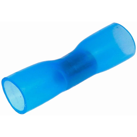 Dorman - Conduct-Tite Electrical Butt Connector: 16-14 Gauge, Copper, Water Resistant, Blue, 1 Pack