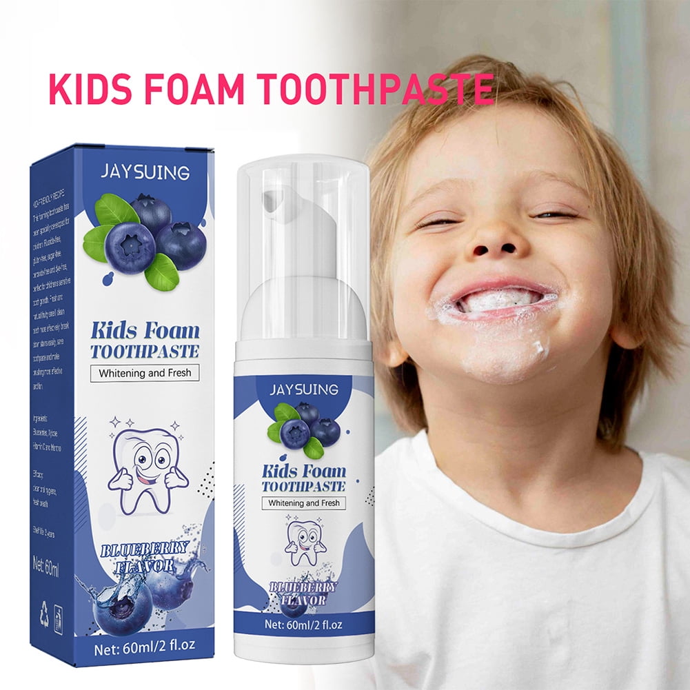 Smrinog Kids Foam Toothpaste Prevent Tooth Decay Protect Gums Stain
