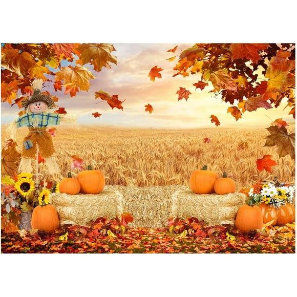Fall Backdrop Autumn Backdrop Fall Backdrops for Photoshoot Thanksgiving Backdrop Fall Photo Booth Backdrop