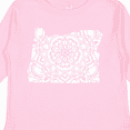 thumbnail image 4 of Inktastic Oregon Silhouette Mandala Boys or Girls Long Sleeve Toddler T-Shirt, 4 of 5