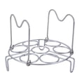 thumbnail image 2 of Rejilla para vaporera de huevos, soporte para vaporera de huevos, accesorios, utensilios de cocina, acero inoxidable simple Mango en forma de M, 2 of 9