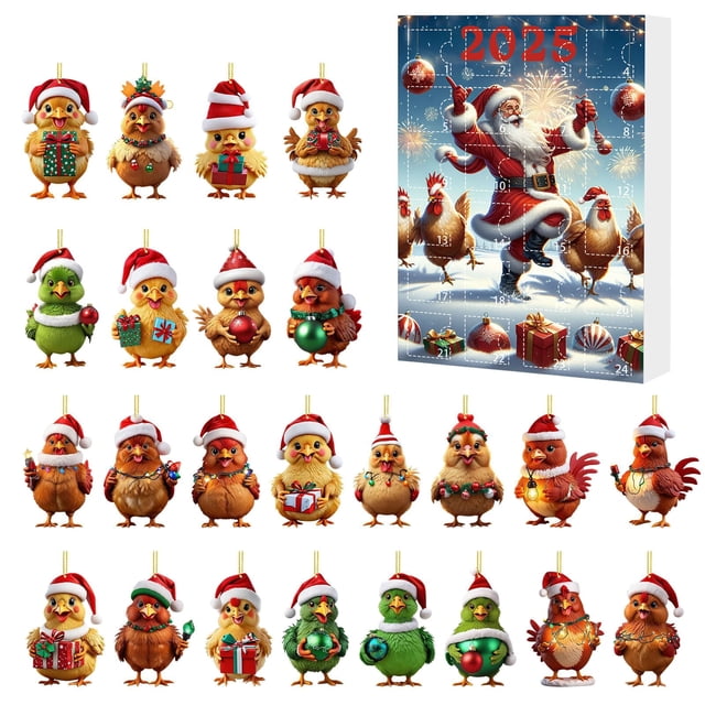 Countdown Surprise Blind Set Mystery Advent Calendar Collectible Toy For Kids And Adults Theme Battery Operated String Lights with Timer Indoor Kitchen Timer for Kids Count down Calendars for Xmas Dog