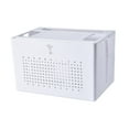 thumbnail image 2 of Caja de almacenamiento para enrutador, cubierta para enrutador, almacenamiento de cables, ahorro de espacio, moderna y portátil. Blanco, 2 of 9