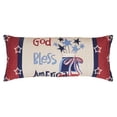 thumbnail image 6 of VHC Brands Patriotic GBA Mason Jar Stars Pillow 12x28, Independence Day Decor, Stars and Stripes, Digital Print, Embroidered Cotton Pillow, Perfect for Bedroom, Entry, Living Room, Rectangle, Natural, 6 of 6
