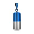 thumbnail image 2 of Vial Necklace for , Openable Memorial Cremation Urn Necklace for Ashs, Blue, 2 of 8