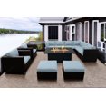 thumbnail image 3 of Innesbrook Collection 11-Piece Aluminum Patio Conversation Set with Spa Cushions and Rectangle Fire Table, 3 of 3