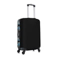 thumbnail image 3 of Uemuo Blue Excavator Printed Washable Luggage Cover - Fashion Suitcase Protector Fits 18-32 Inch Luggage -Large, 3 of 9