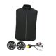 thumbnail image 5 of Chaleco de refrigeración con ventilador de poliéster para mujer, chaqueta de refrigeración portátil y transpirable Negro, 5 of 9
