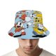 thumbnail image 4 of Cuphead Sombrero bucket para adultos, gorra de protección solar, sombrero de pescador plegable para viajes al aire libre, pesca y actividades de verano, 4 of 6