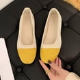 thumbnail image 6 of oqasdz Womens Casual Shoes Round Toe Slip On Flat Dressy Shoes with Soft Upper and Insole for Ladies Solid Color Comfort Footwear Outdoor Summer, 6 of 7