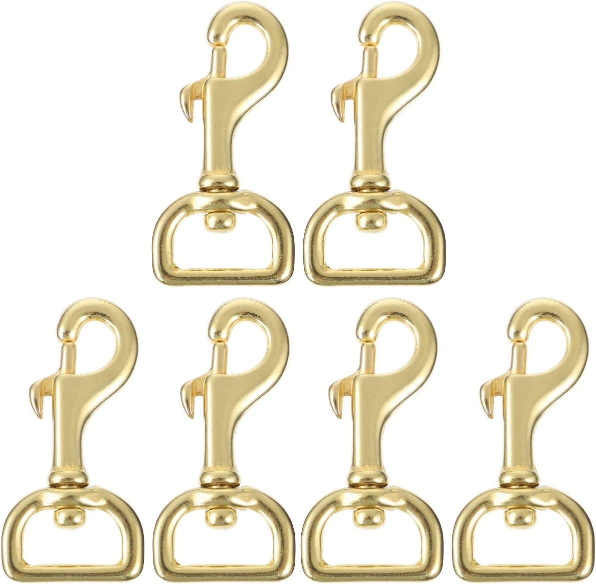 6 Pcs Swivel Eye Eye Bolt Trigger Clip Dog Collar Hook Dog Leash Clasp