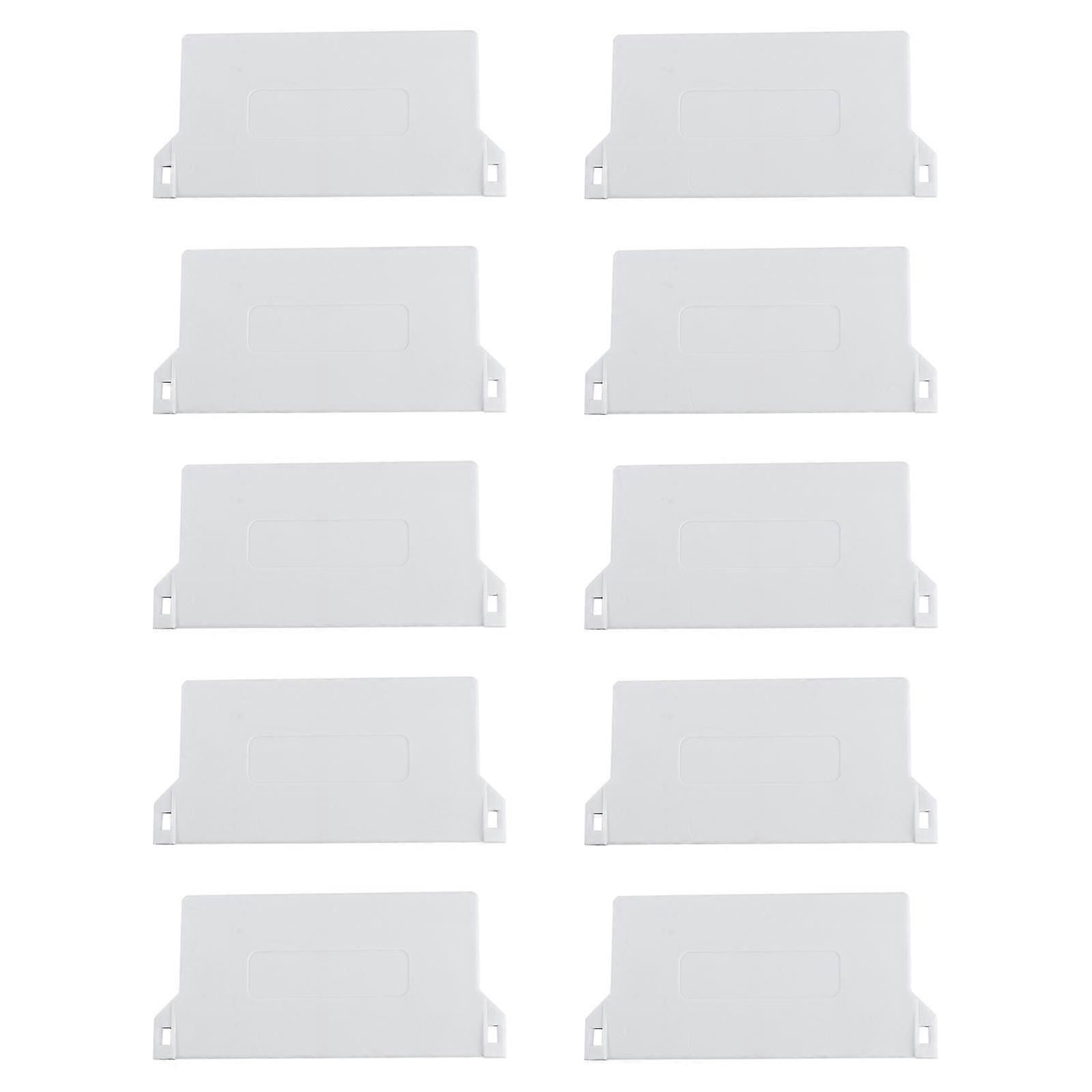 10 PCS White Curtains Plastic Bottom Plate PVC Vertical Blind Fittings ...