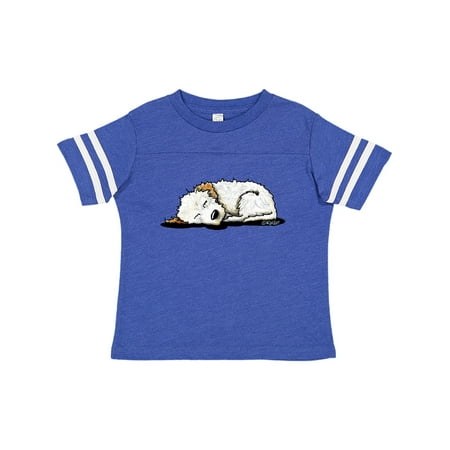 

Inktastic Dog Tired Doodle Pup Gift Toddler Boy or Toddler Girl T-Shirt