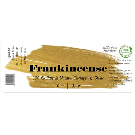 Frankincense Essential Oil 10 ml Each (2 Pack) with it's own Bag
