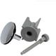 thumbnail image 5 of 2 tapones universales para lavabo, tapón universal para lavabo de baño de 40 mm, tapón de desagüe para lavabo, bidé, altura ajustable, inoxidable y antical, 5 of 5