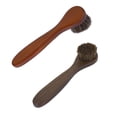 thumbnail image 5 of Wooden Long Handle Brushes Bristle Horse Hair Shoe Polish Applicator Polish Dauber Boot Buffing, 5 of 5