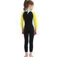 thumbnail image 4 of New Kids Diving Suit 2.5MM Neoprene Wetsuit Children For Boys Girls Keep Warm One-piece Long Sleeves UV Protection Swimwear, 4 of 6