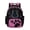 Black Cat Paw Print Violet Black, variant on SEANATIVE 17 Inches Kids Backpack Cute School Bag Stylish Book Bag Back to School Essential Casual Daypack for Elementary Middle School Boys Girls, Black Cat Paw Print Violet Black