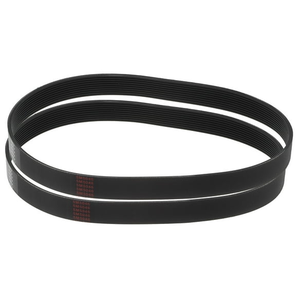 Unique Bargains 2 Packs 260J10 PJ V-Ribbed Belt 10 Ribs 26' Length x 0.92' Width, EPDM Micro V Serpentine Belt