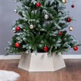thumbnail image 1 of REJODA-Metal Christmas Tree Ring With Printed Snowflake, Tree Collar Skirt Base Stand for Decorations (Cream White), 1 of 4