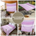 thumbnail image 6 of Purple Pink Boho Tapestry for Bedroom Wall Hanging Tapestry, Vintage Ethnic Tribe Abstract Art Ceiling Backdrop Tapestries Poster Blanket Wall Decor for Teens Room Living Room Dorm 39" x 59", 6 of 8