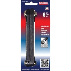 

Eklind Tool Eklind Tool - 21151 - 3-10mm Metric Fold-Up Hex Key Set Multi-Size in. 6/pc.