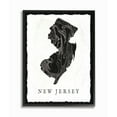 thumbnail image 2 of The Stupell Home Decor Collection Black and Grey Marbled Paper New Jersey State Silhouette Oversized Framed Giclee Texturized Art, 16 x 1.5 x 20, 2 of 4