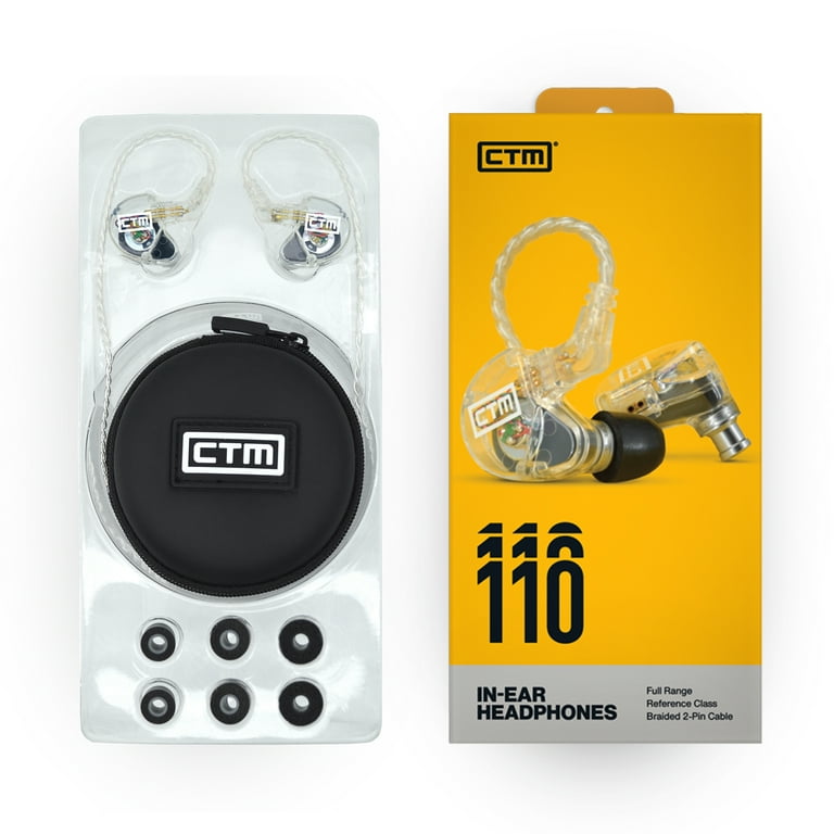 Free Shipping! CTM CE110 Single-Driver IEM Earphone - Walmart.com