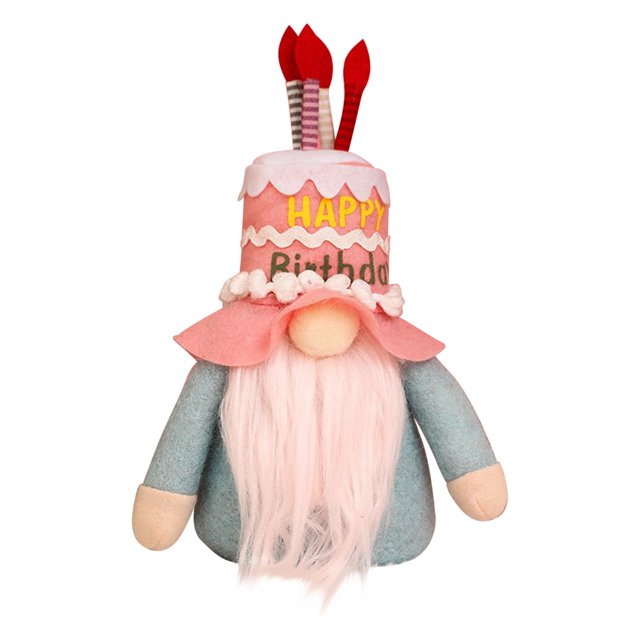 Xihbxyly Oferta Del Día Liquidación Adorno En Forma de Gnomo Rudolph, Enano Sin Rostro, Regalo de Feliz Cumpleaños
